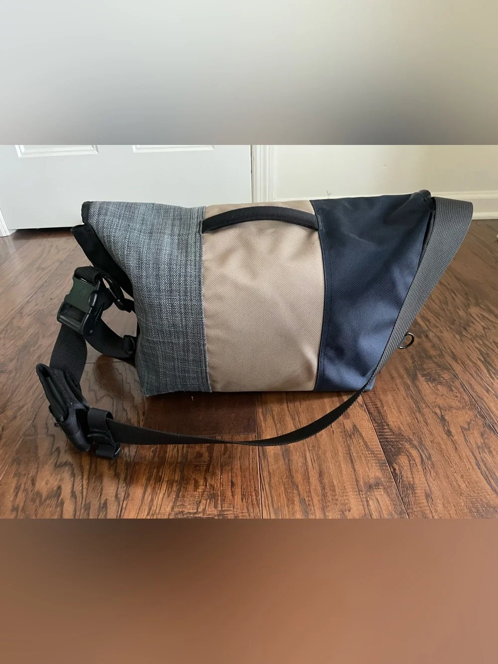 Timbuk2 Messenger Bag in Black, Tan & Gray